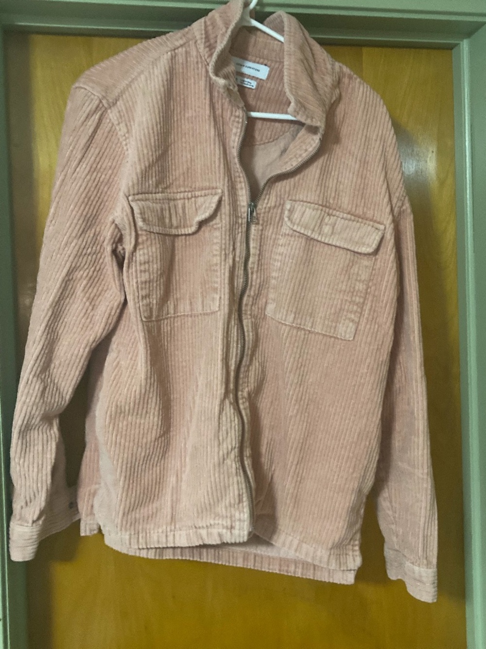 Urban Outfitters Pink Corduroy Shacket Shirt Jacket Size Medium